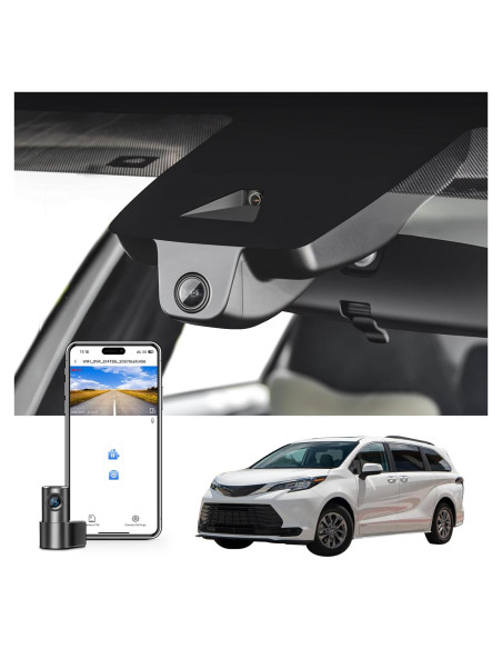 Cámara Dash 4K Mangoal para Toyota Sienna 2021-2025