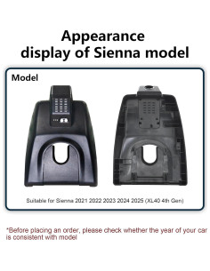 Cámara Dash 4K Mangoal para Toyota Sienna 2021-2025 2