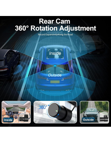 Cámara Dash 4K Mangoal para Toyota Sienna 2021-2025