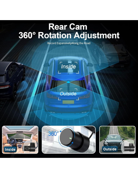 Cámara Dash 4K Mangoal para Toyota Sienna 2021-2025