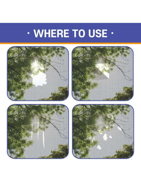 Cinta de Reparación de Pantallas HA SHI 10.16 cm x 4.57 m Negra