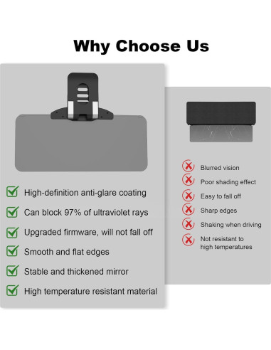 Extensor de Visera Solar LOMDC Z100 Antideslumbrante UV400