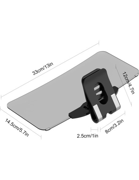 Extensor de Visera Solar LOMDC Z100 Antideslumbrante UV400