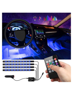 Luces LED de Interior para Coche Sunva SV121 Multicolor 36 Leds