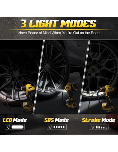 Compresor de Aire Portátil L1NXIXI DW-001 160PSI para DeWalt