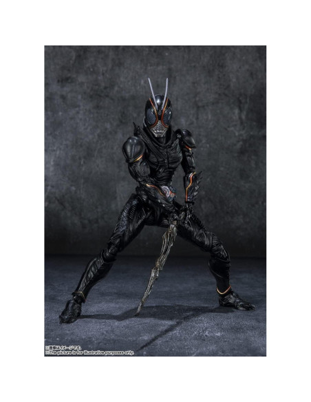 Figura de Acción Kamen Rider Black SUN BANDAI 15 cm con Pedestal