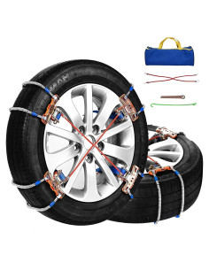 Cadenas de Nieve SCITOO Ajuste Rápido 205-245mm - Juego de 8