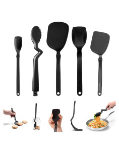 Juego de Utensilios de Cocina Dreamfarm Negro - 5 Piezas