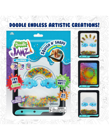 Almohadilla de Dibujo Sensorial Sky Castle JellyPics Arcoíris