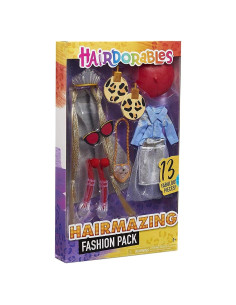 Conjunto de moda 13 piezas Hairmazing Just Play para muñecas