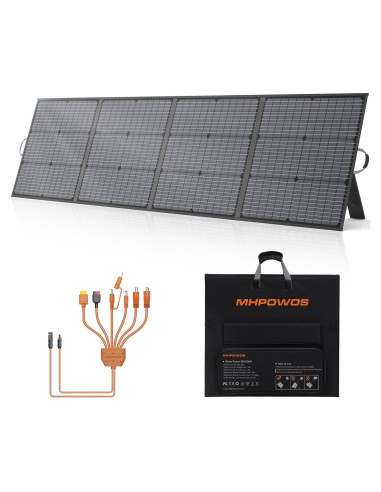 Panel Solar Portátil MHPOWOS 220W Plegable 20V Impermeable