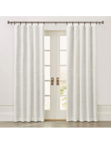 Barra de Cortina Ajustable WORLD RODS Niquel Satinado 45-223 cm