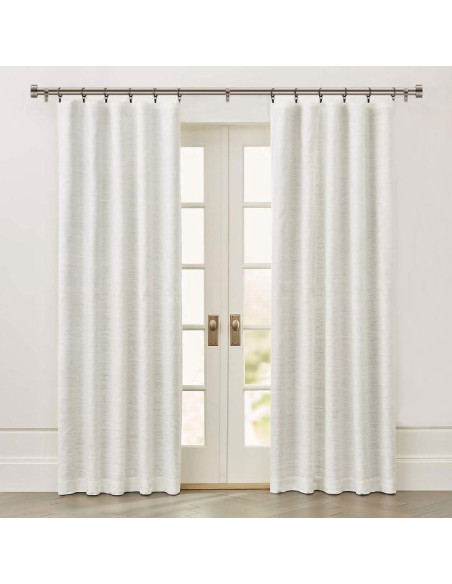 Barra de Cortina Ajustable WORLD RODS Niquel Satinado 45-223 cm