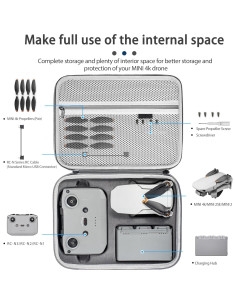 Funda de Transporte Portátil Tomat para DJI Mini 4K y Mini 2 SE 2