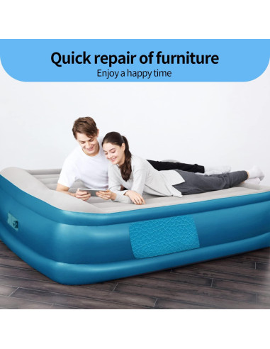 Cinta de Reparación de Cuero Aglzyoply 45x200 cm Azul Cielo