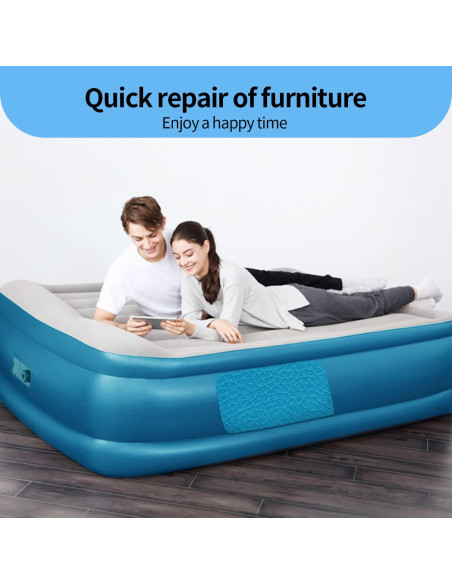 Cinta de Reparación de Cuero Aglzyoply 45x200 cm Azul Cielo