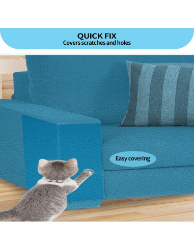 Cinta de Reparación de Cuero Aglzyoply 45x200 cm Azul Cielo