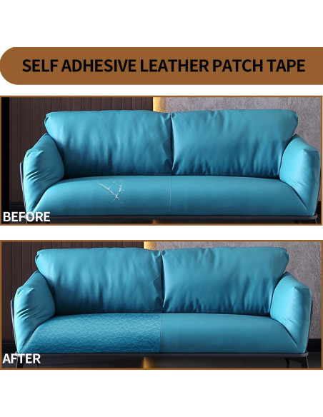 Cinta de Reparación de Cuero Aglzyoply 45x200 cm Azul Cielo