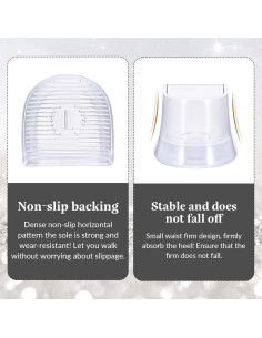 10 Pares de Protectores de Tacón Alto Josojoou - Antideslizantes 2