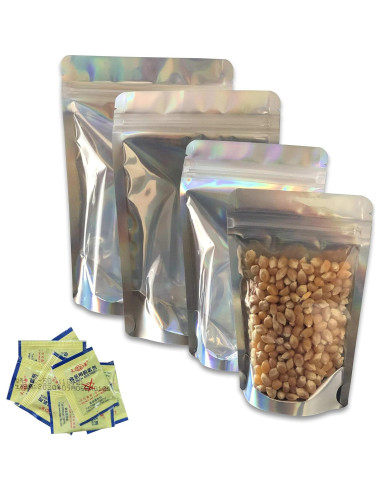 Bolsas Mylar AAS Holográficas Reutilizables 150 Piezas