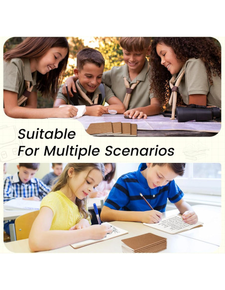 Set de 64 Cuadernos Mini Oucaru Marrón 60 Páginas Lisas