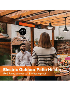 Calentador Infrarrojo Eléctrico ThermoMate 1500W IP65 Patio 2