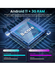 Reproductor MP3 64GB Foeuyte con Bluetooth y WiFi, Pantalla 5" HD 2