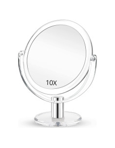 Espejo de Maquillaje Fabuday Doble Cara 7" Aumento 1X y 10X