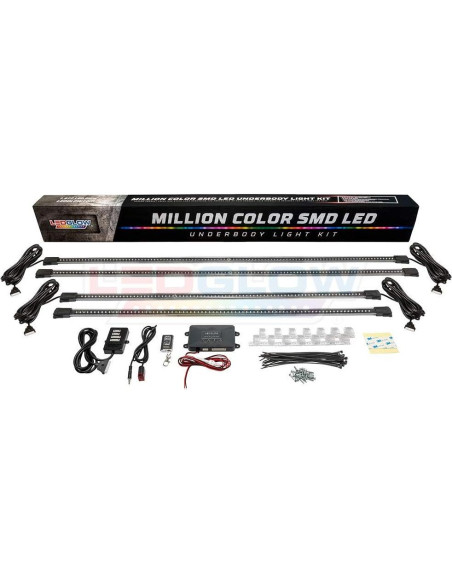 Kit de Iluminación LED Multicolor LEDGlow 4pc - 378 LEDs