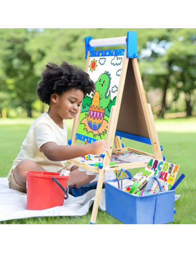 Caballete de Arte Ajustable Doselie para Niños 2-10 Años