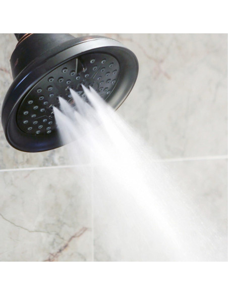 Cabezal de Ducha Aqua Elegante Bronce Aceitado 9.5 LPM Masaje