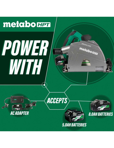 Sierra de Carril Inalámbrica Metabo HPT 36V 6-1/2" Kit