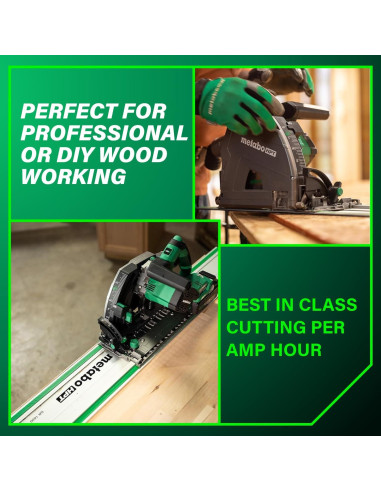 Sierra de Carril Inalámbrica Metabo HPT 36V 6-1/2" Kit