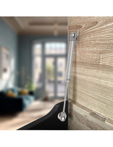 Paquete de 2 bisagras de cierre suave CJQZP 100N para caja de juguetes