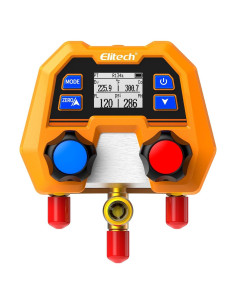 Medidor Digital de Manifold Elitech DMG-2SE para HVAC 0.74kg
