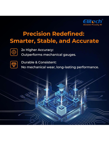 Medidor Digital de Manifold Elitech DMG-2SE para HVAC 0.74kg