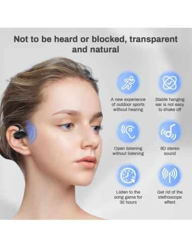 Auriculares Traductores de Idiomas HOMHOW Air6, Sonido HD, 144 Idiomas