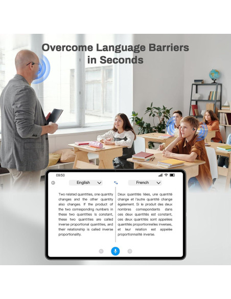 Auriculares Traductores de Idiomas HOMHOW Air6, Sonido HD, 144 Idiomas