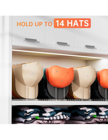Organizador de Sombreros Kadolina Acrílico para 14 Gorras