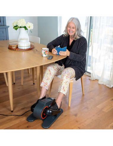 Ejercitador de Pedales SITFIT Elíptico Negro/Naranja - 7.26 kg