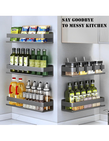 Estante Flotante de Acero Inoxidable YUSHIYAN 40cm Desmontable