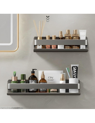 Estante Flotante de Acero Inoxidable YUSHIYAN 40cm Desmontable
