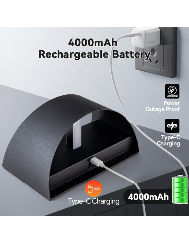 Apliques de Pared LED KwatTsz con Sensor de Movimiento, 2 Pzs