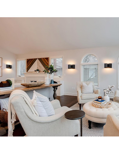 Apliques de Pared LED KwatTsz con Sensor de Movimiento, 2 Pzs