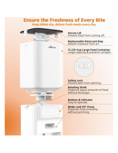 Comedero Automático UPAWPIA 7L para Gatos y Perros WiFi 2