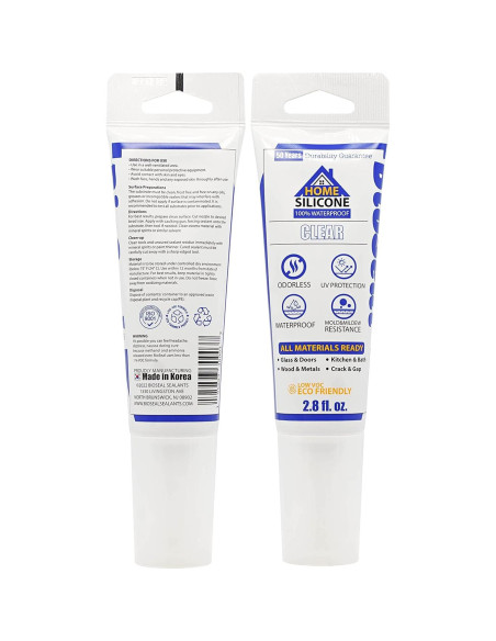Sellador de Silicona BioSeal Zered 100% Impermeable 2.8oz