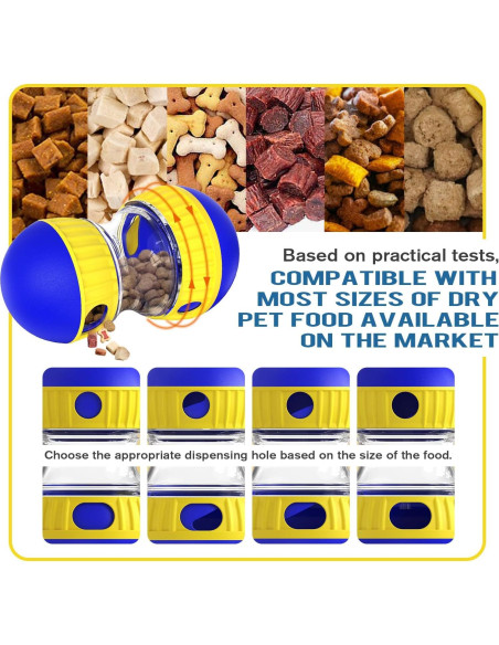 Dispensador de Golosinas para Perros BSISUERM Ajustable 15.5 cm