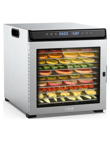 Deshidratador de Alimentos YASHE FD1001 10 Bandejas 1100W
