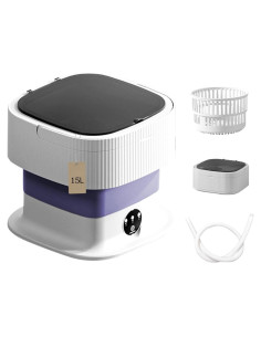 Lavadora y Secadora Mini Portátil Glimmergaze 16L Plegable