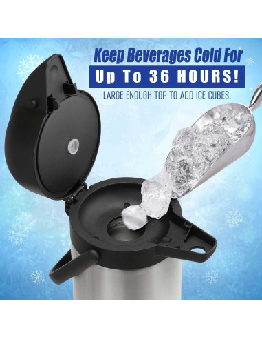 Jarra Térmica Vondior 3L Acero Inoxidable con Bomba